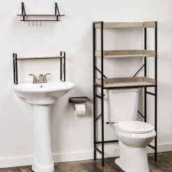 The Lakeside Collection Farmhouse Bathroom Collection - Over Toilet Tower Gray 7 The Lakeside Collection Farmhouse Bathroom Collection - Over Toilet Tower Gray -The Collective Goods GUEST 004722ae 14cd 4a09 a8b1 1b4ee665d81e 1