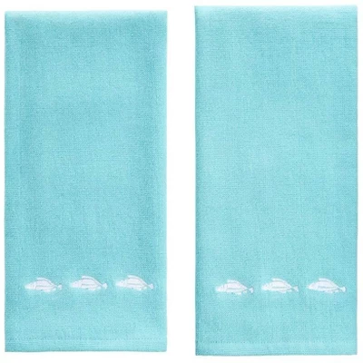 Tisa Fish Bath Set Of 2 Hand Towels 4 Tisa Fish Bath Set Of 2 Hand Towels - Image 2