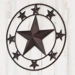 The Lakeside Collection Outdoor Metal Rustic Star Wall Art -The Collective Goods GUEST 03082f41 6d02 4af9 bbc9 50506ae8e566