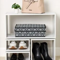 The Lakeside Collection Damask Bedroom Or Closet Storage Bin Organizer - Slim Storage Bin With Lid 8 The Lakeside Collection Damask Bedroom Or Closet Storage Bin Organizer - Slim Storage Bin With Lid -The Collective Goods GUEST 07925cd9 234b 4d50 badc 6e75fe3416a5