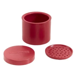 The Lakeside Collection Stoneware Grease Canister With Strainer For Bacon Fat Drippings, Hot Oil -The Collective Goods GUEST 07c67ee2 5e4c 474d adc8 dfe3772f6699