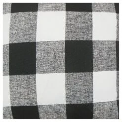 Black Buffalo Check Throw Pillow (18"x18") - The Pillow Collection