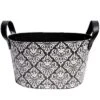 The Lakeside Collection Catch-All Baskets - Black Damask