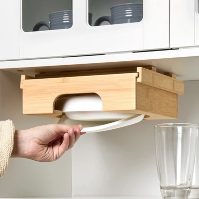 The Lakeside Collection Under The Cabinet Kitchen Paper Plate Holder 9" 5 The Lakeside Collection Under The Cabinet Kitchen Paper Plate Holder 9" - Image 3