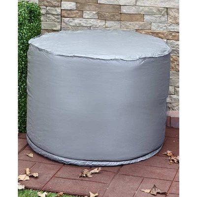 The Lakeside Collection Air Conditioner Covers For Outside Unit – Grey - Round 3 The Lakeside Collection Air Conditioner Covers For Outside Unit – Grey - Round