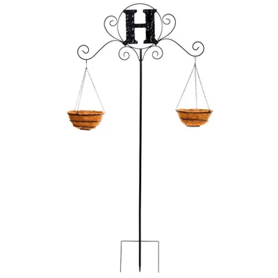 The Lakeside Collection Monogram Double Planter Stakes 8 The Lakeside Collection Monogram Double Planter Stakes - Image 6