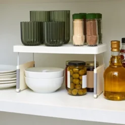 The Lakeside Collection Adjustable Shelf Riser 13 The Lakeside Collection Adjustable Shelf Riser -The Collective Goods GUEST 16338d0b 8593 4721 87d3 7dca2fb85867