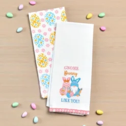 The Lakeside Collection Embroidered Kitchen Towels Gnome & Bunnies Set Of 2 13 The Lakeside Collection Embroidered Kitchen Towels Gnome & Bunnies Set Of 2 -The Collective Goods GUEST 16b00dbc 6ec2 4c15 81e9 225a6344bdbd