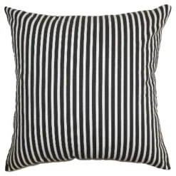 Black Ticking Stripe Throw Pillow (18"x18") - The Pillow Collection 8 Black Ticking Stripe Throw Pillow (18"x18") - The Pillow Collection -The Collective Goods GUEST 18e25544 a901 4716 b6e7 a23162c7388a