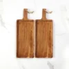 The Lakeside Collection Charcuterie Boards - Wooden Appetizer Tray And Cheese Board - Set Of 2 2 Pieces 1 The Lakeside Collection Charcuterie Boards - Wooden Appetizer Tray And Cheese Board - Set Of 2 2 Pieces -The Collective Goods GUEST 18f4cbe9 1e25 4362 878c 2412096e2d2d