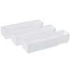 The Lakeside Collection Expandable Kitchen Storage Boxes - Set Of 3 Small