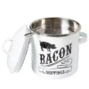 The Lakeside Collection Bacon Grease Container With Strainer Farmhouse Decor Kitchen Fat Storage -The Collective Goods GUEST 2588f558 9f2d 4660 ae43 372842d3d783