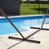The Hamptons Collection 180” Black Steel 3-Beam Hammock Stand With Hardware 2 The Hamptons Collection 180” Black Steel 3-Beam Hammock Stand With Hardware -The Collective Goods GUEST 27781ffb 0744 4a79 b071 f40b399d1537