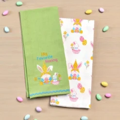 The Lakeside Collection Embroidered Kitchen Towels Gnome & Bunnies Set Of 2 15 The Lakeside Collection Embroidered Kitchen Towels Gnome & Bunnies Set Of 2 -The Collective Goods GUEST 2cf3644b 26bb 4209 a90b ef4d93565587