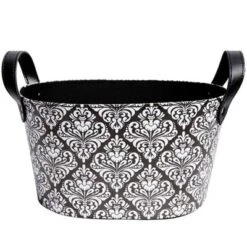 The Lakeside Collection Catch-All Baskets - Black Damask 10 The Lakeside Collection Catch-All Baskets - Black Damask -The Collective Goods GUEST 359d6220 1a8b 41e8 9bb4 039bd307e1c4