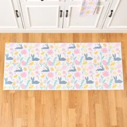 The Lakeside Collection Easter Bunnies Kitchen Comfort Accent Rug Or Runner Rug - Runner Rug -The Collective Goods GUEST 37049469 1132 496d 9478 5251ac5d4e02