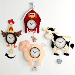 The Lakeside Collection Down On The Farm Pendulum Wall Clocks -The Collective Goods GUEST 370b9646 2c85 4b20 acdd ce17feba8ce6
