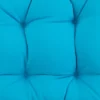 The Lakeside Collection Solid Outdoor Cushion Collection - Turquoise Wicker Settee