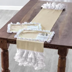 The Lakeside Collection Ruffled Table Runner Or Placemats -The Collective Goods GUEST 3ade77b7 5344 48fc 890b 1a5fc8ac9aa1