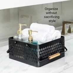 The Lakeside Collection Metal Storage Basket -The Collective Goods GUEST 44dc3c10 b85c 4911 a3c7 56c1cd1b2c16