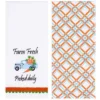 The Lakeside Collection Set Of 2 Spring Truck Embroidered Kitchen Towels - Farm Fresh -The Collective Goods GUEST 45a57bf9 c3f1 4bda 8006 e0a56cc46e72
