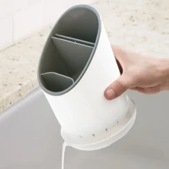 The Lakeside Collection Cutlery Holder With Drip Tray -The Collective Goods GUEST 45fd0902 c176 4fde 9e40 8c9e724ecb0e