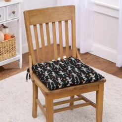 The Lakeside Collection Dancing Skeleton Chair Pad With Ties -The Collective Goods GUEST 4b027aa4 ce11 4132 99e7 bb520d8290c2