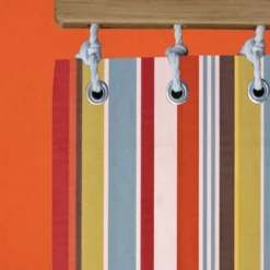 The Hamptons Collection 144” Green And Red Striped Polyester Quilted Two Person Hammock -The Collective Goods GUEST 4b39c729 5550 43df 9de6 7ea72eb31f4e