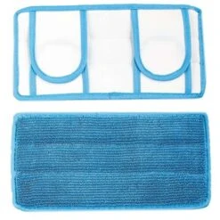 Set Of 2 Universal Fit Reusable Mop Pads With Magic Fabric Straps -The Collective Goods GUEST 4d5f4896 ef63 4bf5 a311 9a4f2d996e64