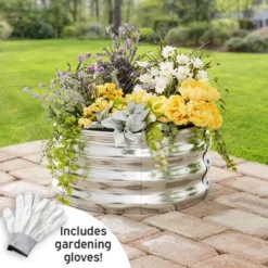 The Lakeside Collection Round Galvanized Raised Garden Bed Kit -The Collective Goods GUEST 4f667c25 89dd 4d4b 8290 1baa83d5f2dc