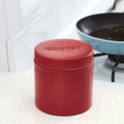 The Lakeside Collection Stoneware Grease Canister With Strainer For Bacon Fat Drippings, Hot Oil -The Collective Goods GUEST 5024174e b22f 4f04 9630 e7650a2409a0