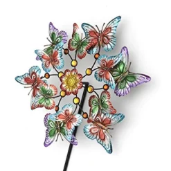 The Lakeside Collection Windspinner Stakes Garden Metallic Butterfly Ladybug And Hummingbird - Butterfly -The Collective Goods GUEST 554b37f0 be2b 49a7 8c6b 8611ab1627eb