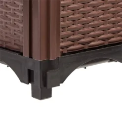 The Lakeside Collection Planter Garden Plastic 12 Inch Raised Self Watering Black Or White - 12" Raised Plastic Planter -The Collective Goods GUEST 559b5a0b f50e 43ba 80e9 6dd4cc8949c0