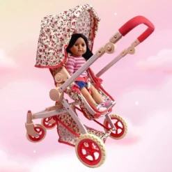 The New York Doll Collection Convertible Combo Baby Doll Stroller Floral -The Collective Goods GUEST 5780165a 6493 4b55 92c8 ba8cf1819bb6