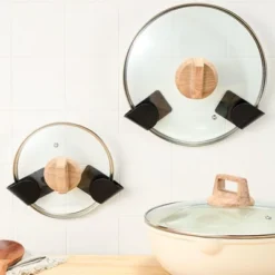 The Lakeside Collection Wall Mounted Lid Holder Pot Lid Organizer Self Adhesive 2 Pairs -The Collective Goods GUEST 5896c59c 41e8 436e a4ae 8634bf4e434a