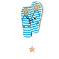 The Lakeside Collection Flip-Flops Home Decor Collection - Wall Clock