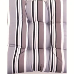 The Lakeside Collection Striped Outdoor Cushion Collection - Gray Stripe Wicker Settee 7 The Lakeside Collection Striped Outdoor Cushion Collection - Gray Stripe Wicker Settee -The Collective Goods GUEST 5dca973f 5c2d 46ab ab34 591ef3c8421e