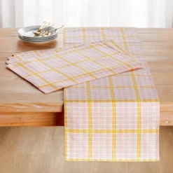 The Lakeside Collection Springtime Plaid Set Of 4 Placemats Or Runner -The Collective Goods GUEST 613f181b b541 4490 8922 fccd7096031d