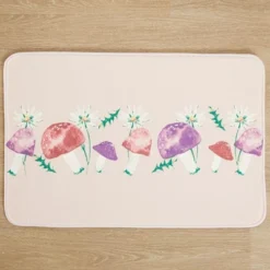 Spring Mushroom Memory Foam Bath Rug -The Collective Goods GUEST 61dee4d8 f8f3 4e68 9cf7 b37896f70d17