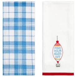 The Lakeside Collection Set Of 2 Embroidered Gone Fishing Kitchen Towels 13 The Lakeside Collection Set Of 2 Embroidered Gone Fishing Kitchen Towels -The Collective Goods GUEST 61f8bb48 ce5c 4815 a465 c68e54a2a932