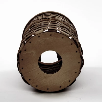 The Lakeside Collection Woven Farmhouse Basket-Look Plastic Bag Dispenser For Kitchen 4 The Lakeside Collection Woven Farmhouse Basket-Look Plastic Bag Dispenser For Kitchen - Image 2