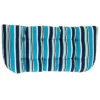 The Lakeside Collection Striped Outdoor Cushion Collection - Blue Stripe Wicker Settee