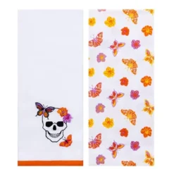 The Lakeside Collection Butterfly And Skeletons Embroidered Set Of 2 Kitchen Towels 11 The Lakeside Collection Butterfly And Skeletons Embroidered Set Of 2 Kitchen Towels -The Collective Goods GUEST 66adfa49 fac9 4801 b443 03b8c854a4ec