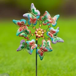 The Lakeside Collection Windspinner Stakes Garden Metallic Butterfly Ladybug And Hummingbird - Butterfly -The Collective Goods GUEST 67c7bee7 3a38 4372 a739 b5b4a45e8daf