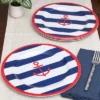 The Lakeside Collection Lake Melamine Dinnerware - Set Of 4 Dinner Plates