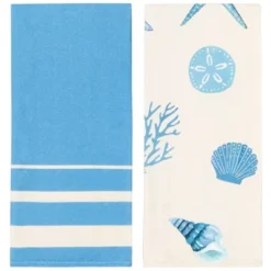 The Lakeside Collection Coastal Kitchen Collection - Set Of 2 Kitchen Towels