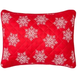 The Lakeside Collection Red Snowflake Quilt Set With Shams - Full/Queen -The Collective Goods GUEST 6a07a093 31a7 4d3b ba1d 8b76b9b0629e