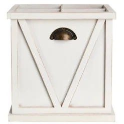 The Lakeside Collection Flatware And Napkin Holders - White -The Collective Goods GUEST 6a15bdde 0a98 42ec b740 9a9097519fe4