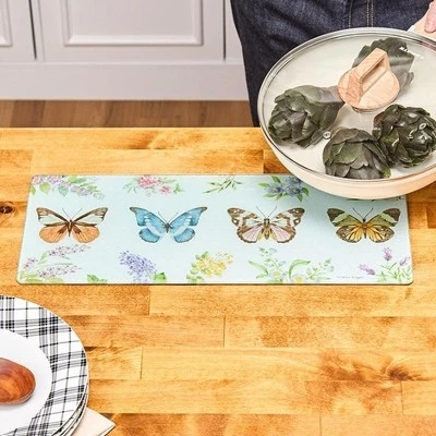 The Lakeside Collection Tempered Glass Countertop Protector - Whimsical Butterfly 4 The Lakeside Collection Tempered Glass Countertop Protector - Whimsical Butterfly - Image 2