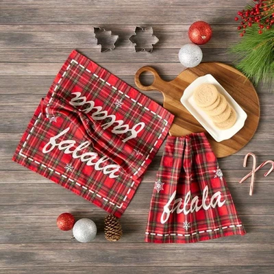 The Lakeside Collection Christmas Deer Housewares Collection - Set Of 2 Kitchen Towels 4 The Lakeside Collection Christmas Deer Housewares Collection - Set Of 2 Kitchen Towels - Image 2